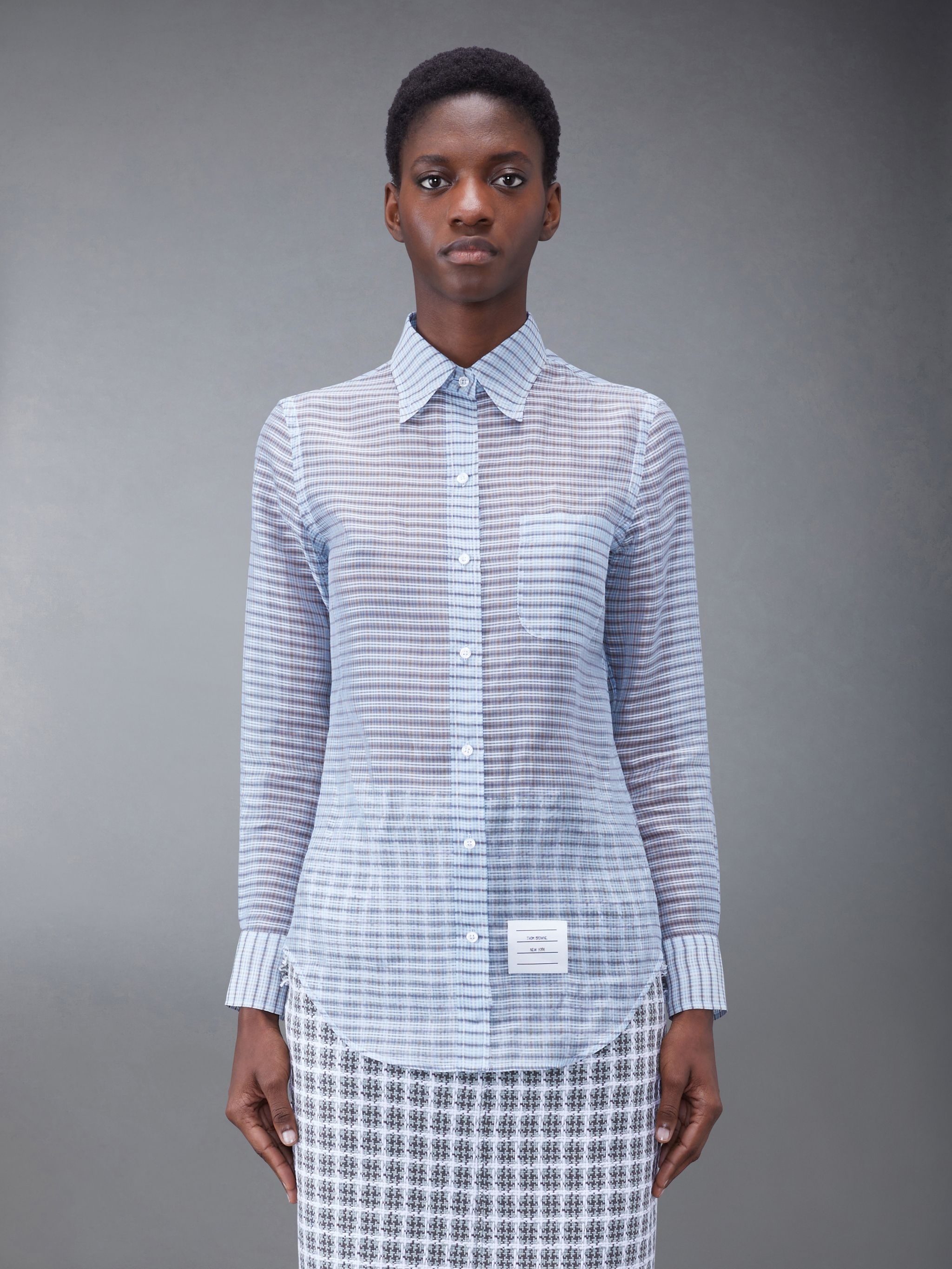 logo-patch long-sleeve shirt - 2