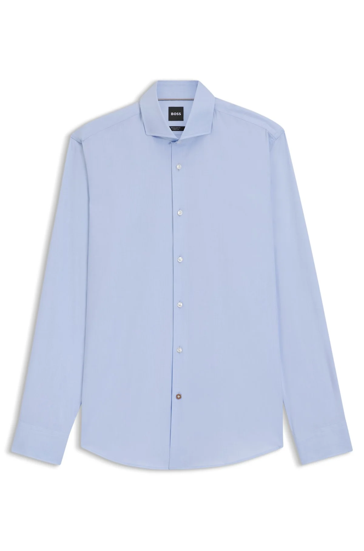 REGULAR-FIT SHIRT IN STRETCH-COTTON TWILL - 1