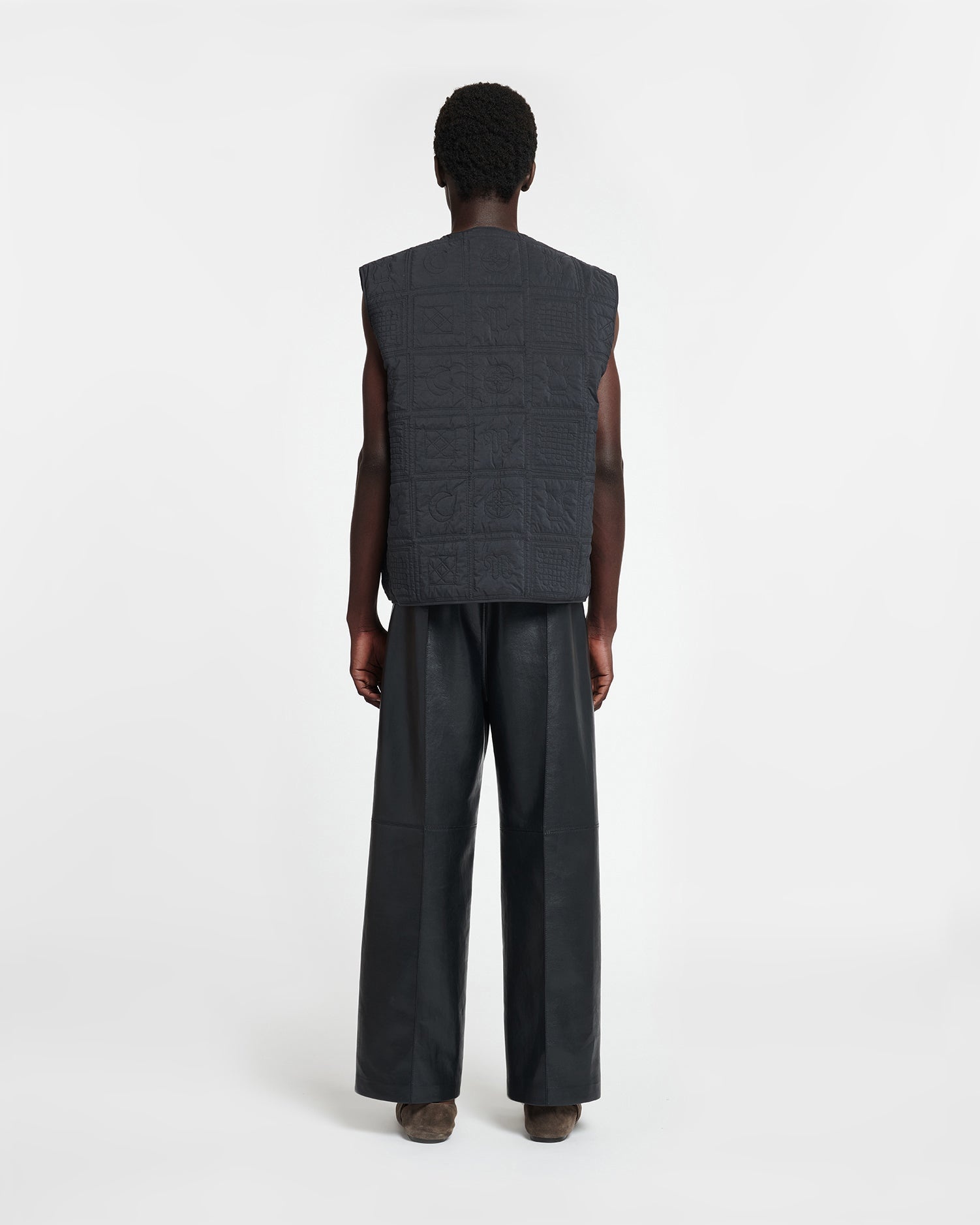 Quilted Tech Poplin Vest - 3