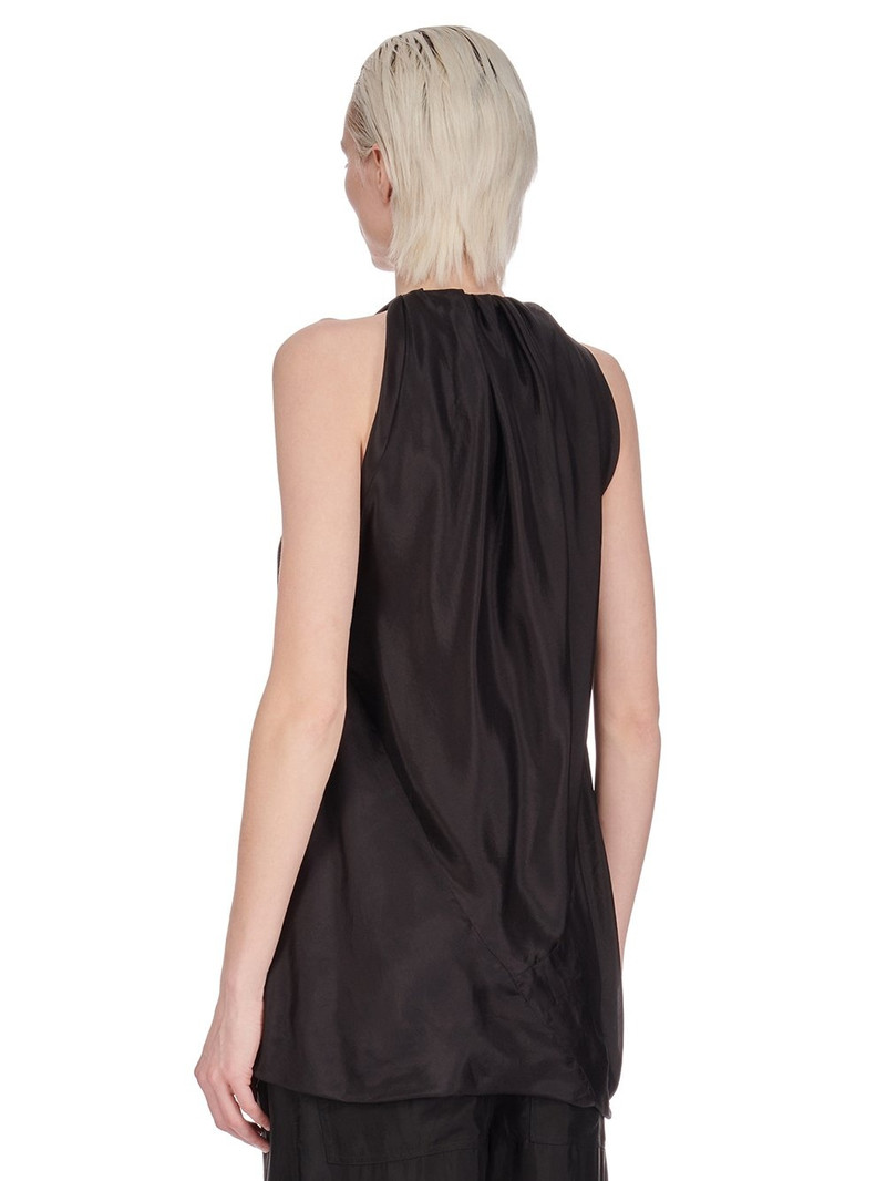 Gathered satin top 3