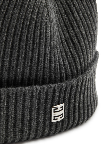 Givenchy Ribbed logo wool-blend beanie outlook