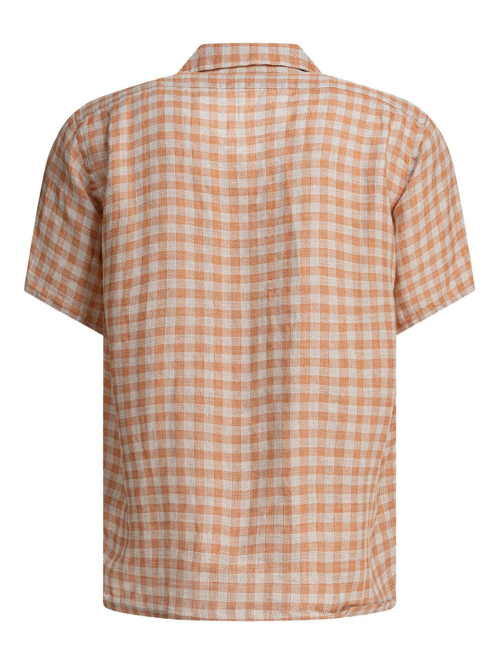 gingham check short-sleeve shirt - 3