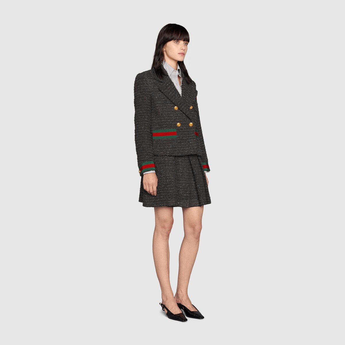 Tweed mini skirt - 2