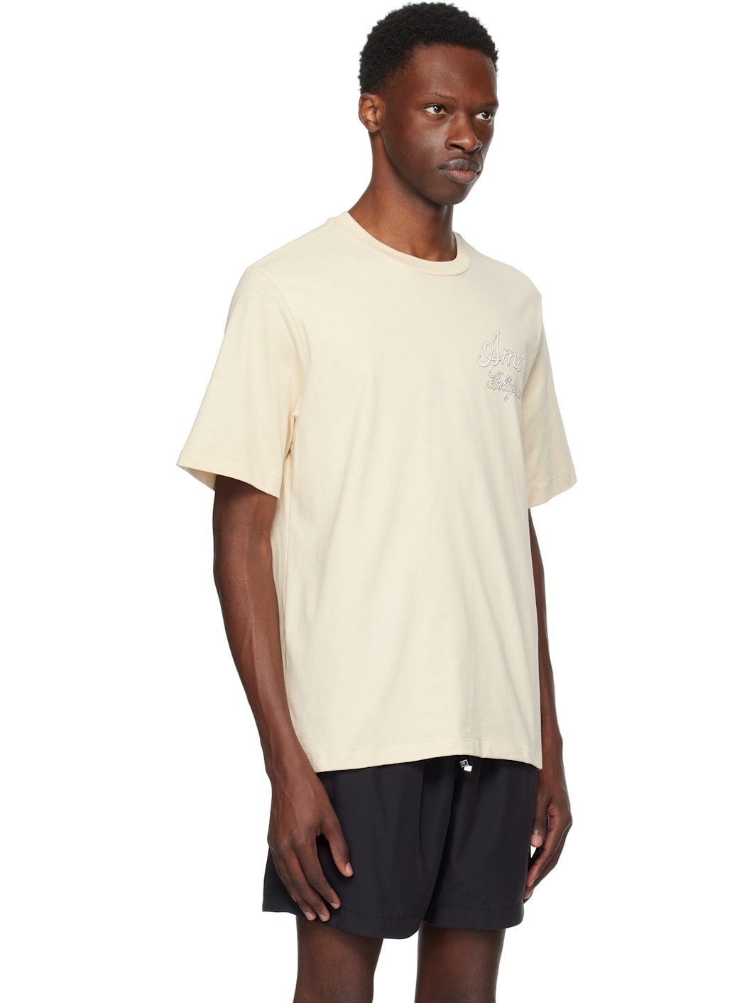 Beige 'Amiri Hollywood' T-shirt - 2