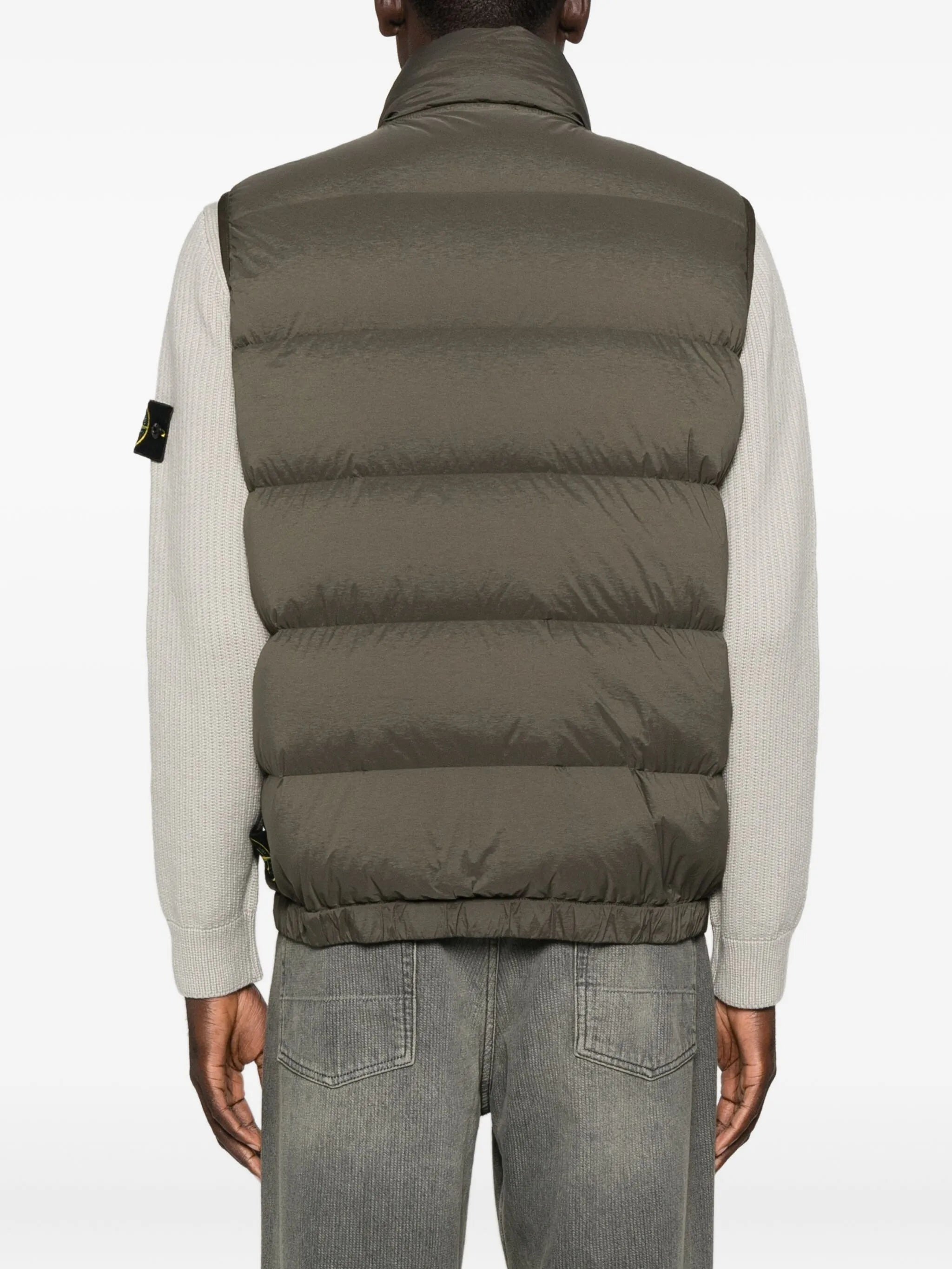 Stone Island Quilted Zip-front Vest - 5
