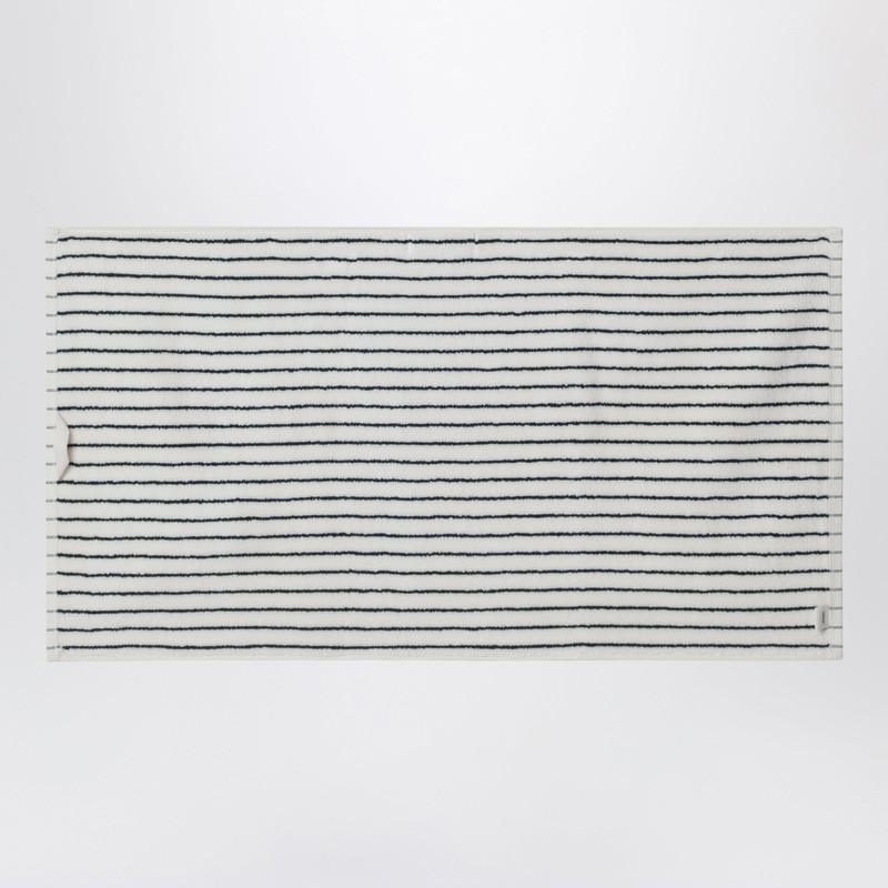TEKLA White striped towel 50x90 outlook