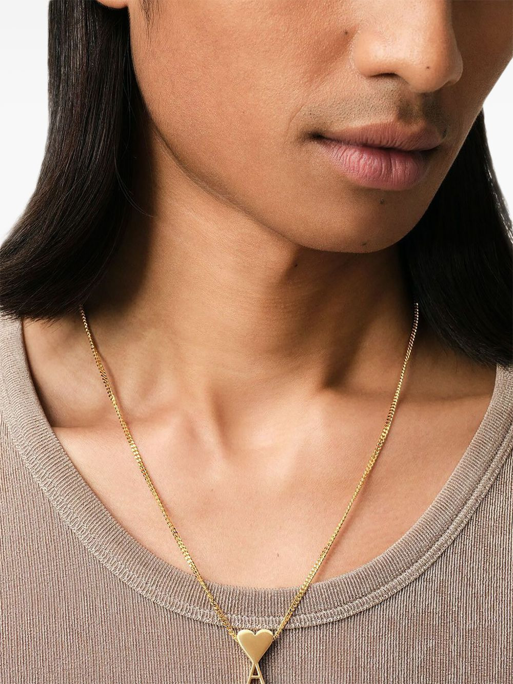 Ami De Coeur logo-pendant necklace - 3