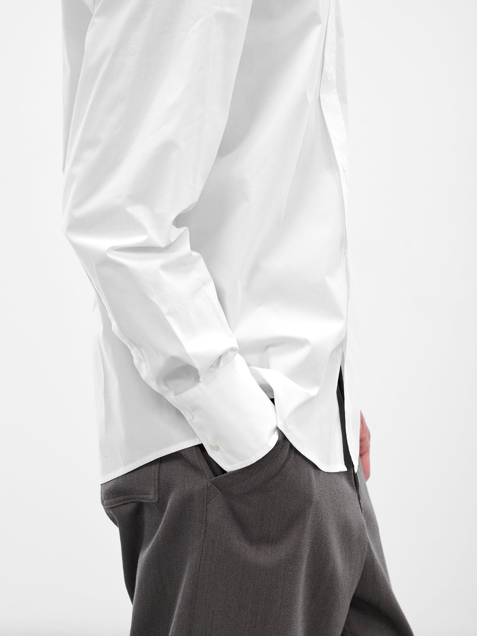 White Classic Dress Shirt - 4