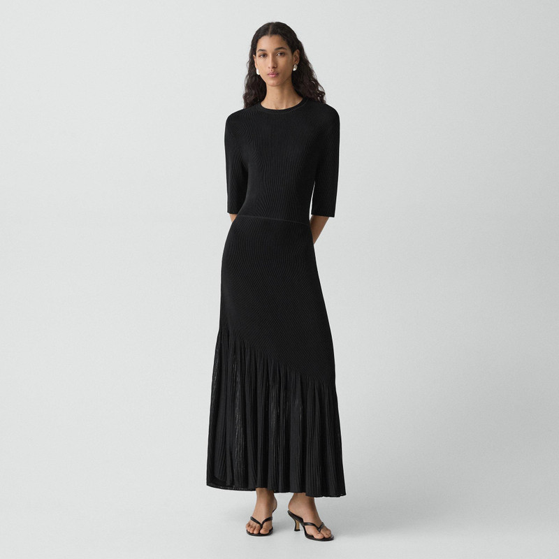Paneled Dress in Stretch Knit 2