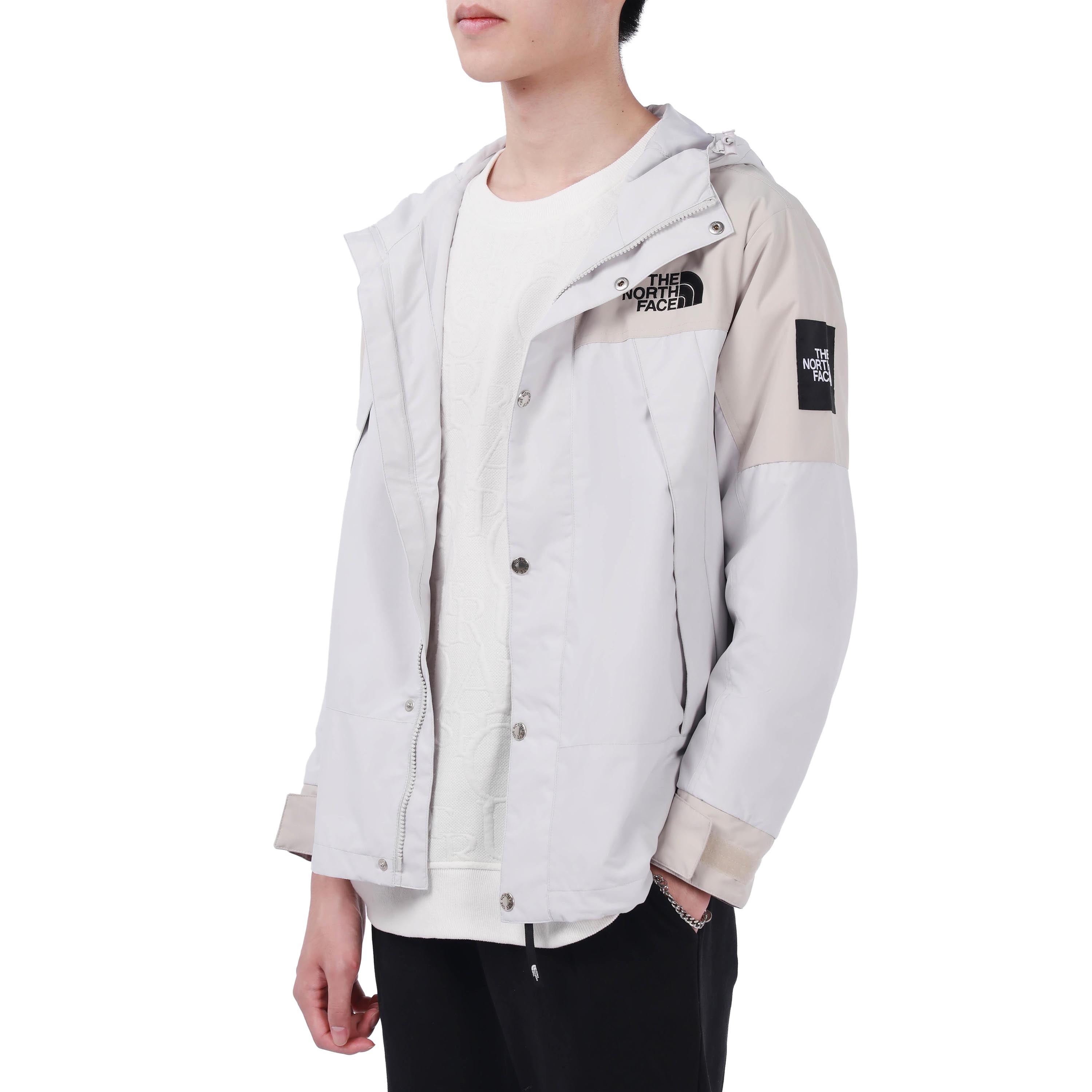 THE NORTH FACE Logo Mountain Windbreaker Jacket 'White' NF0A81NO-FN4 - 3