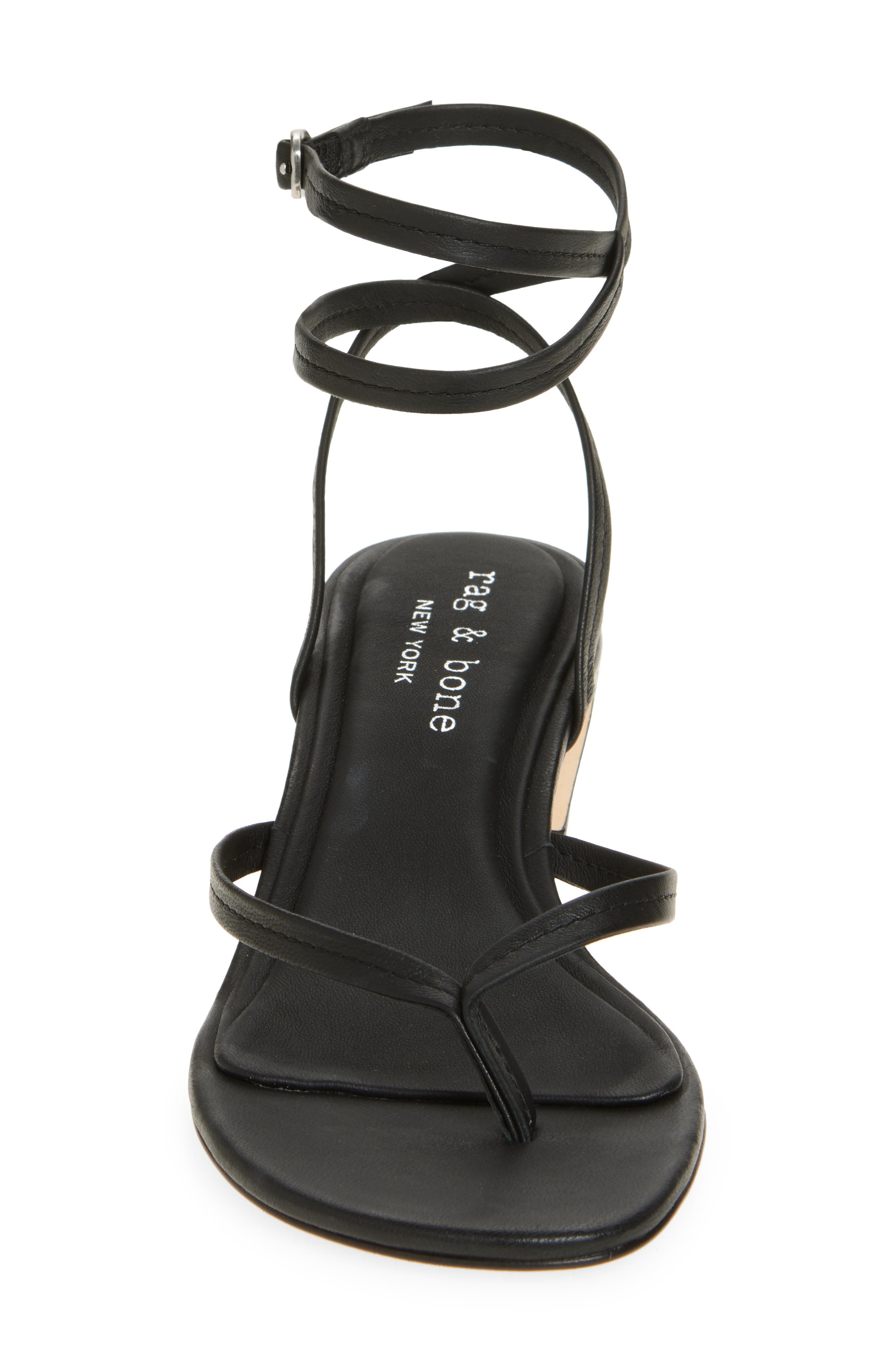 rag & bone Gemma Ankle Strap Sandal in Black at Nordstrom - 4