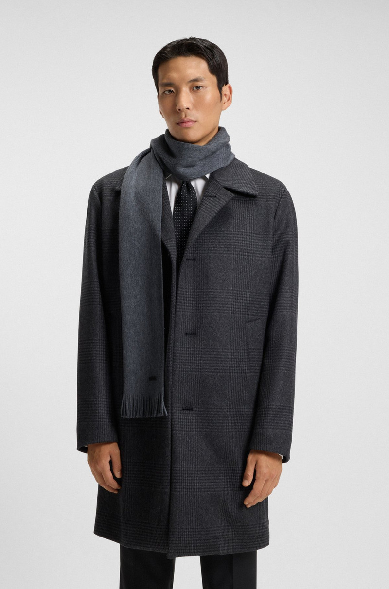 BOSS RASCHEL-KNIT SCARF IN MERINO WOOL outlook