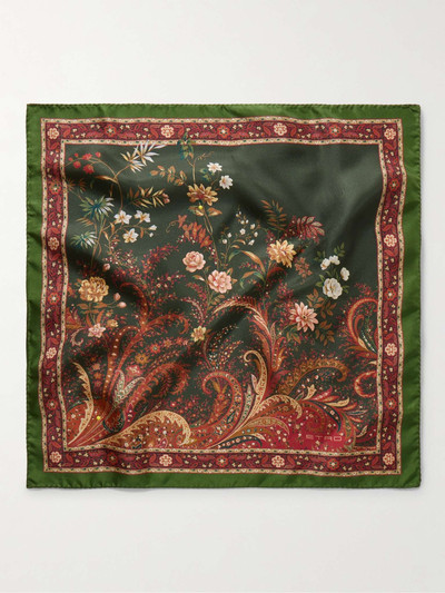 Etro Printed Silk-Twill Pocket Square outlook