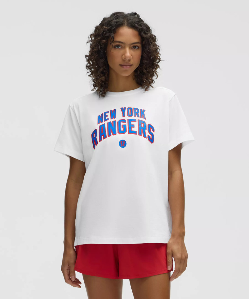 All Yours Organic Cotton Crewneck T-Shirt *New York Rangers 1