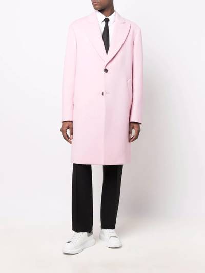 Alexander McQueen single-breasted wool coat outlook