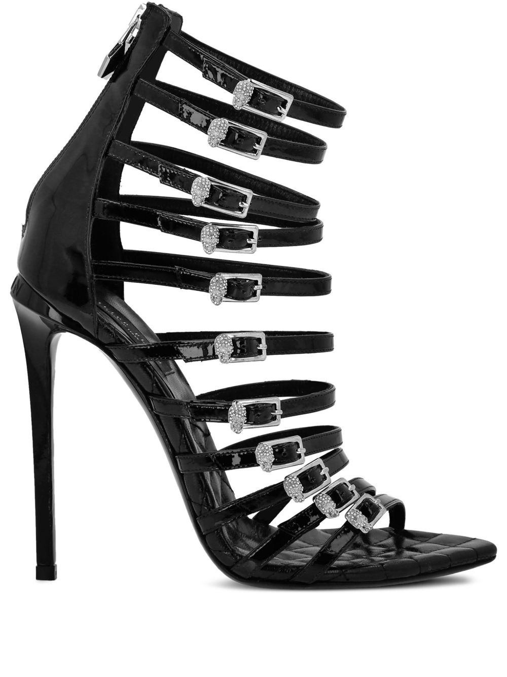 Skull leather sandals - 1
