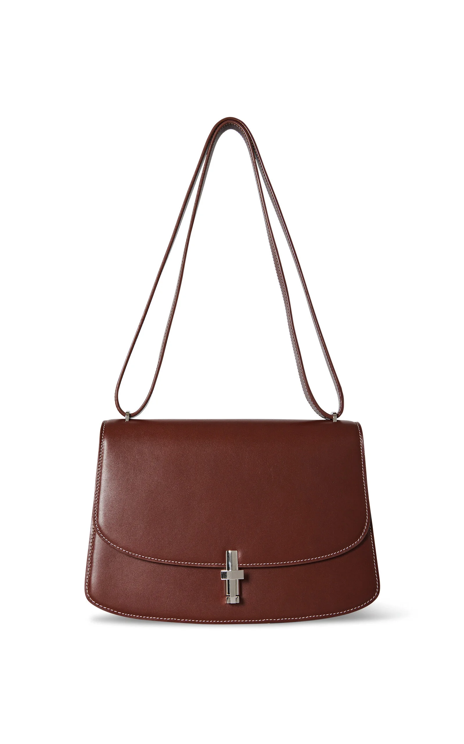 Sofia 10 Leather Shoulder Bag brown - 1