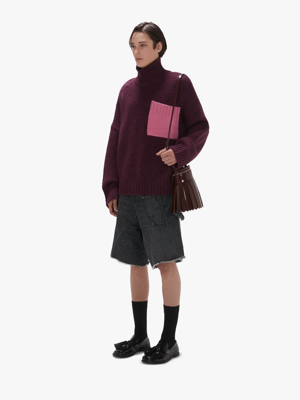 TASSEL BAG - LEATHER CROSSBODY BAG - 5