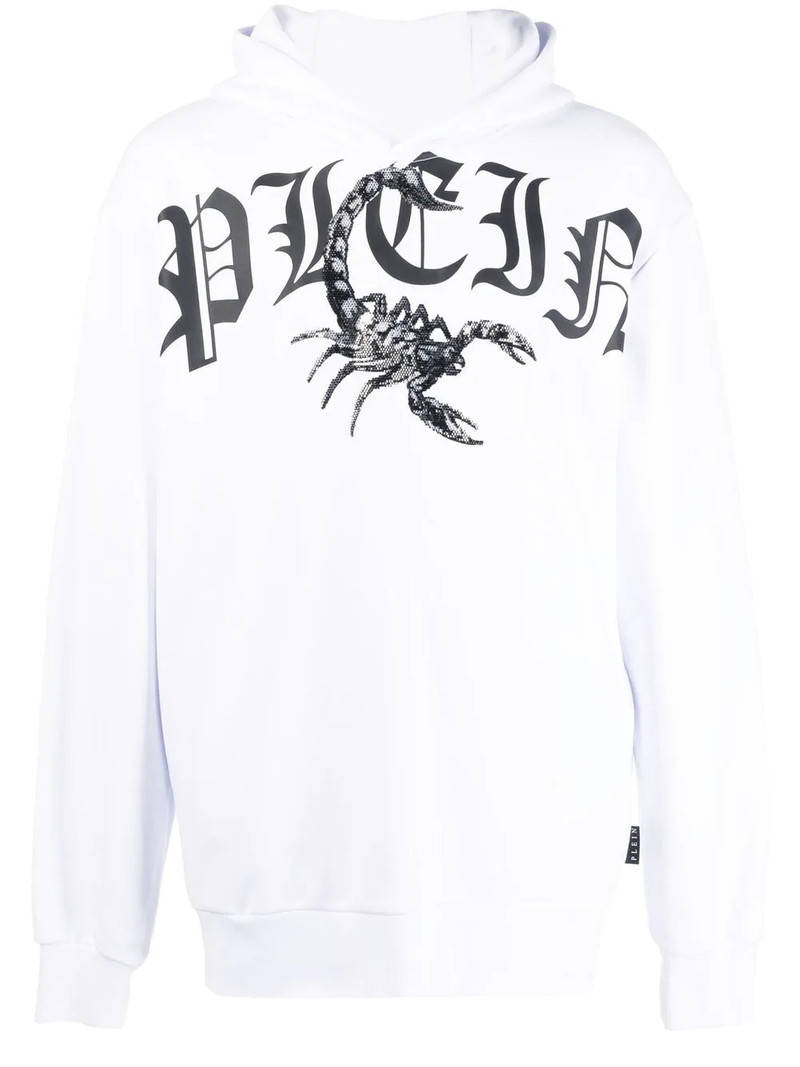 logo-print long-sleeve hoodie 1