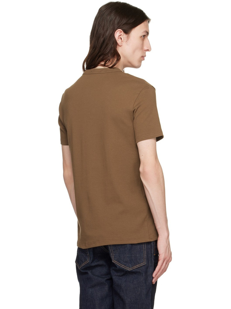 Brown Crewneck T-Shirt 3