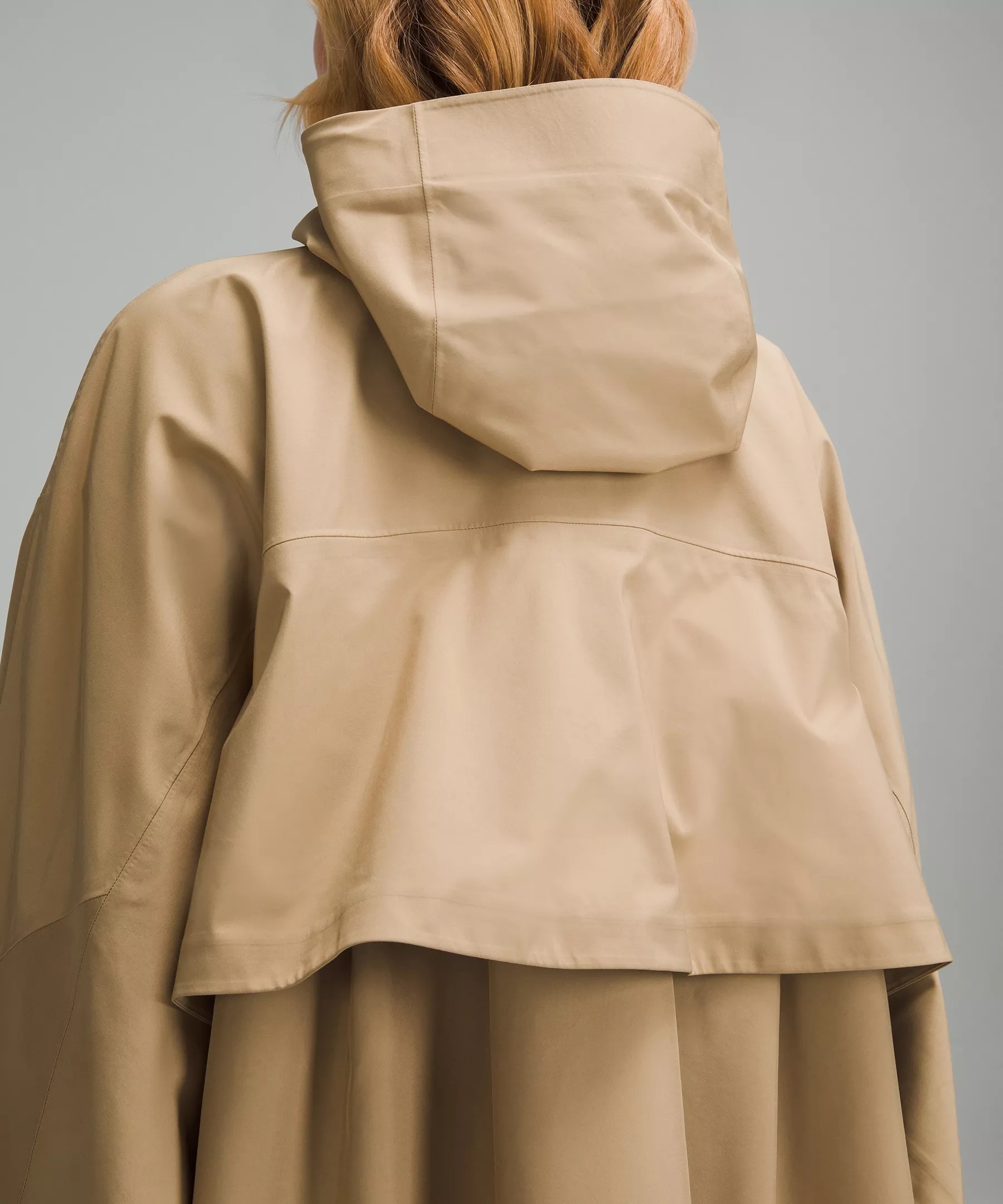 Mid-Length Waterproof Rain Coat - 8