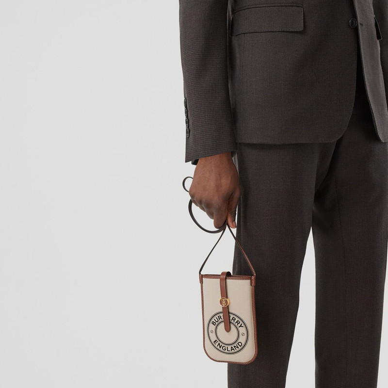 Logo Graphic Canvas Anne Phone Case with Strap 4