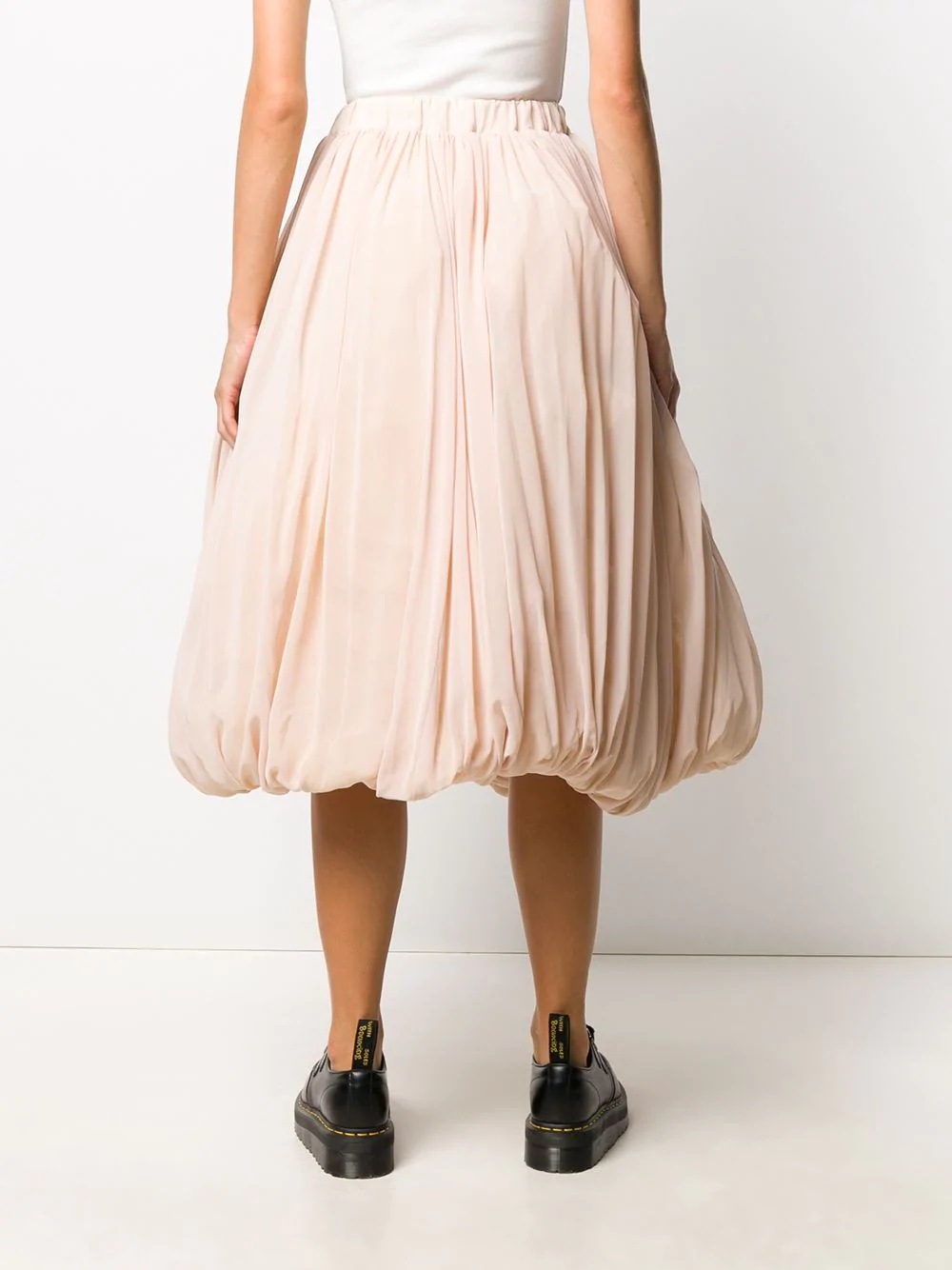 pleated balloon skirt  - 4