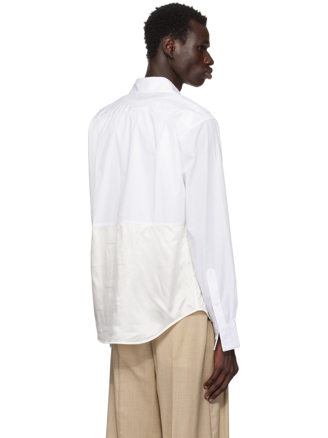 White & Off-White Combo Office Shirt - 3