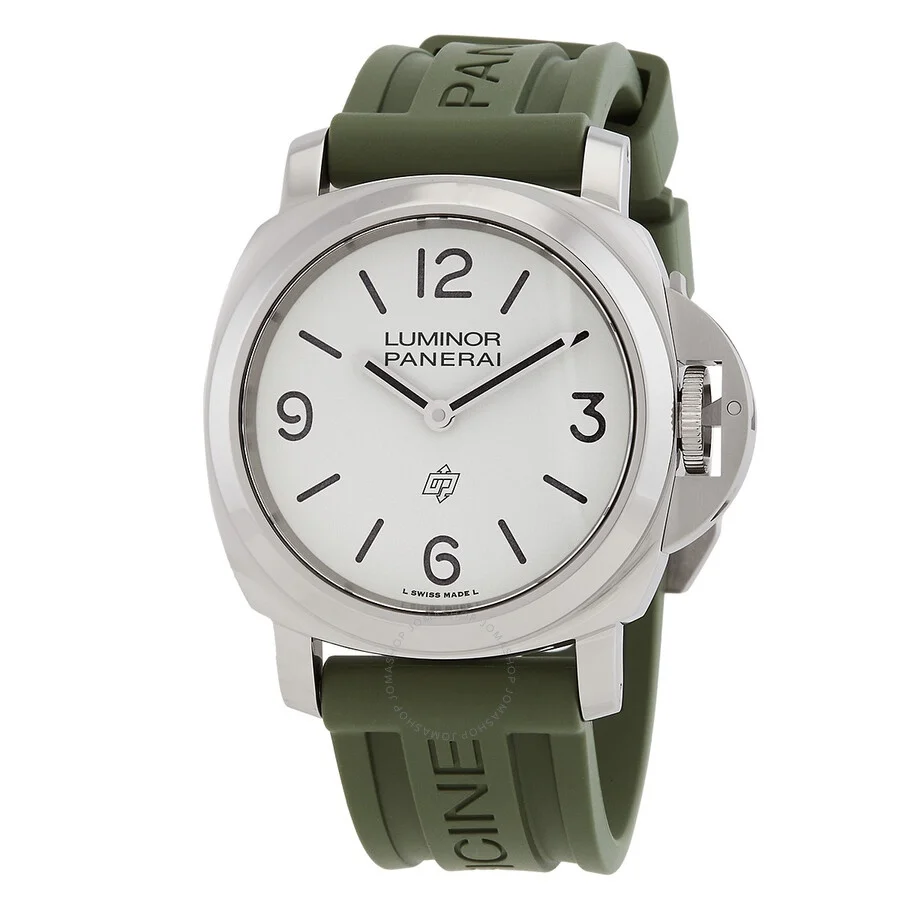 Panerai Luminor 44mm Base Logo Automatic White Dial Men's Watch PAM01087 - 1