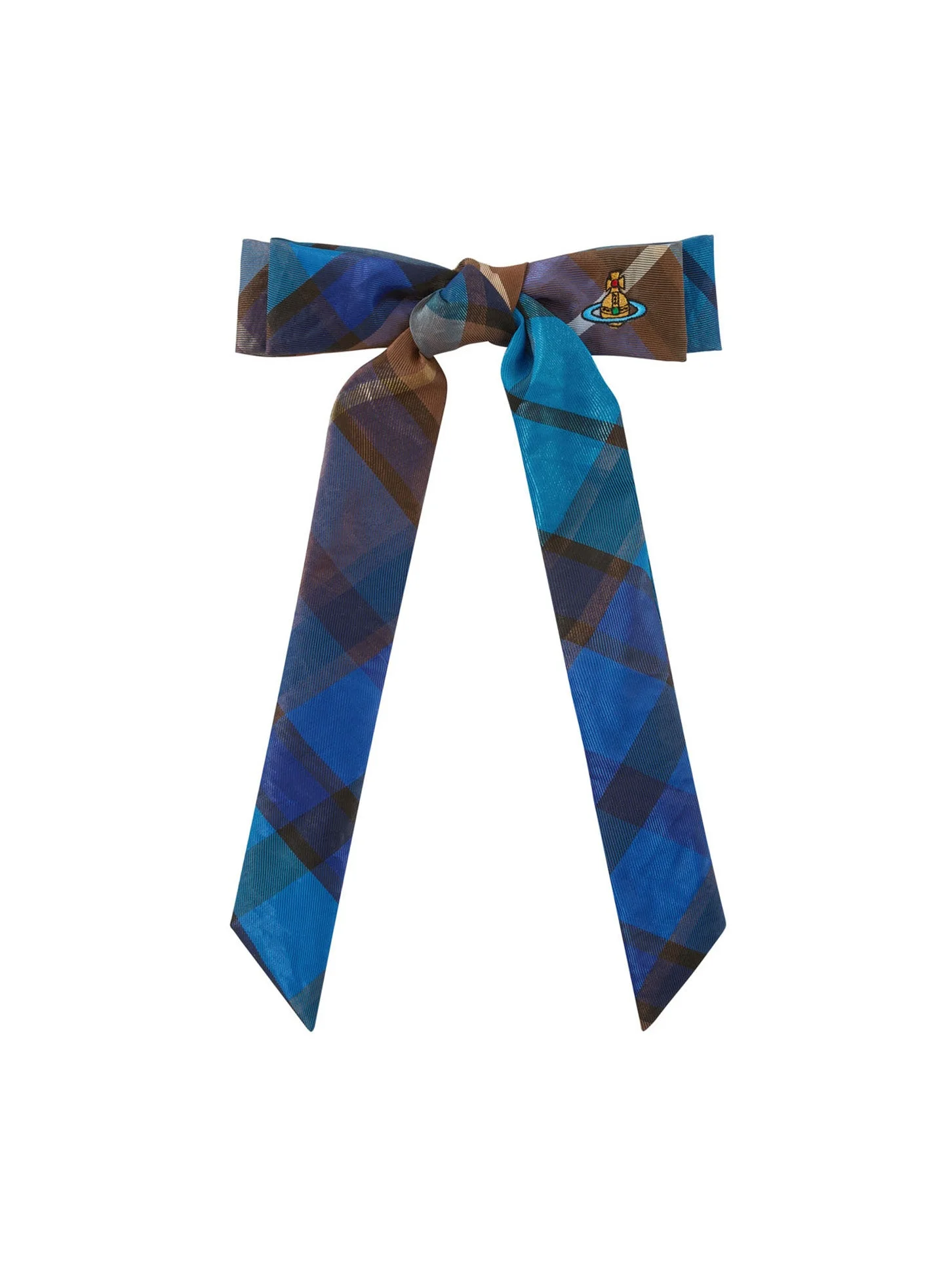 FLYES HAIR CLIP - SHINY BLUE/BROWN - 1