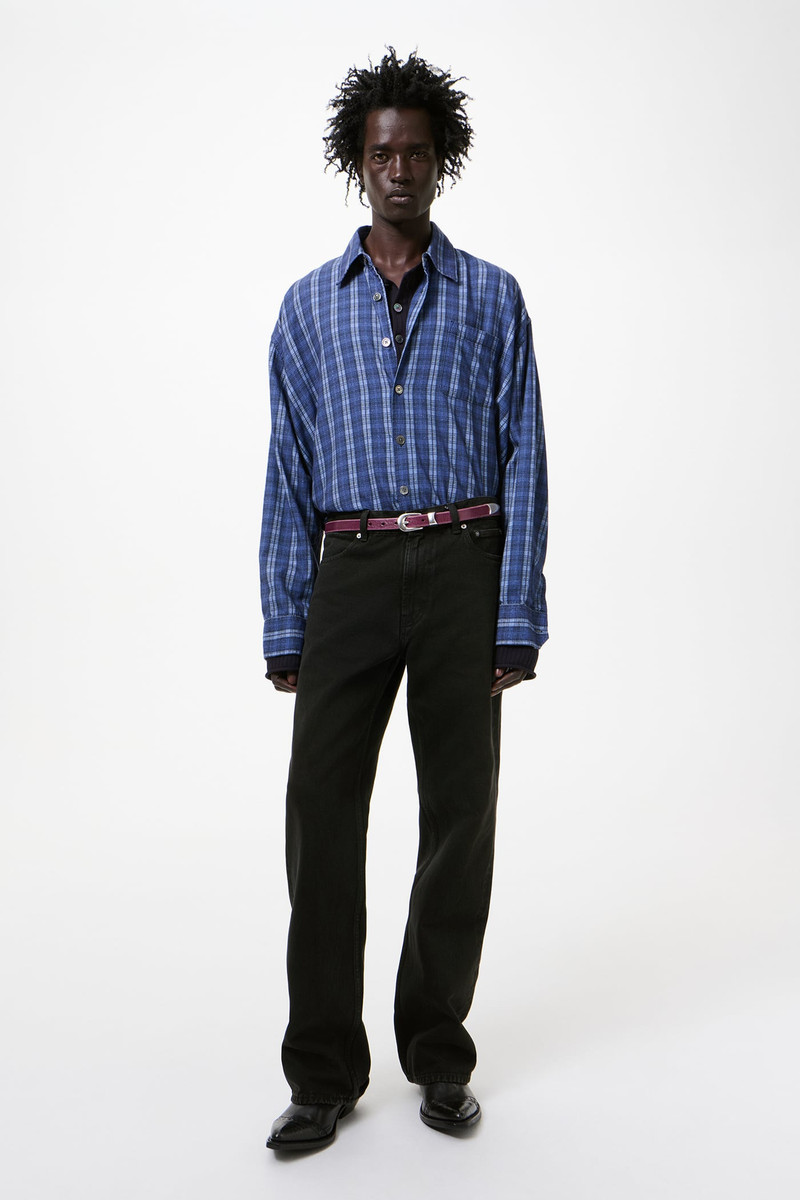 Our Legacy Carlson Cut Overdyed Highway Black outlook