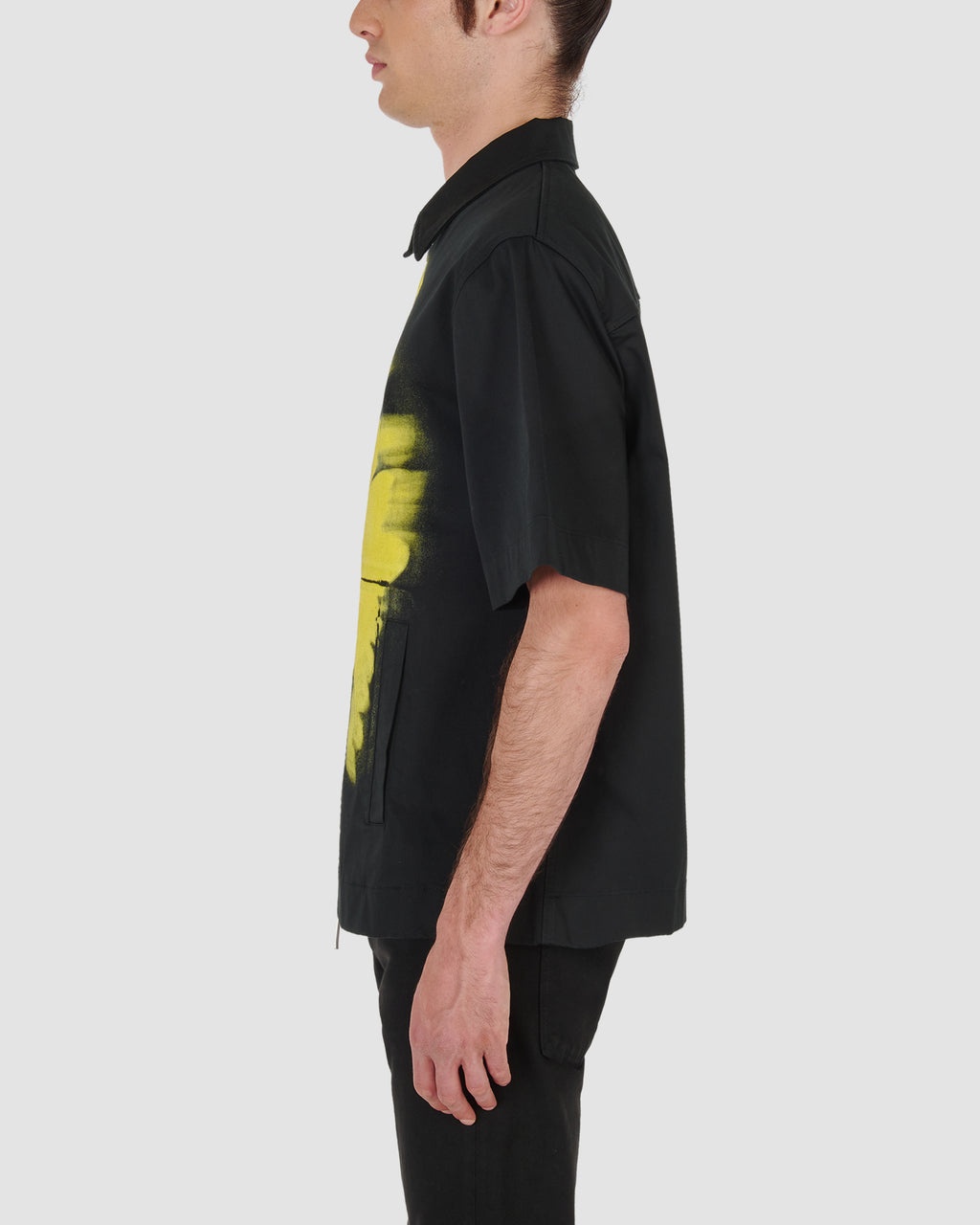 GRAPHIC ZIP S/S SHIRT - 4