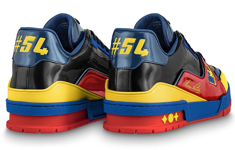 LOUIS VUITTON Trainers 'Black Yellow Blue' 1A9JU2 - 3