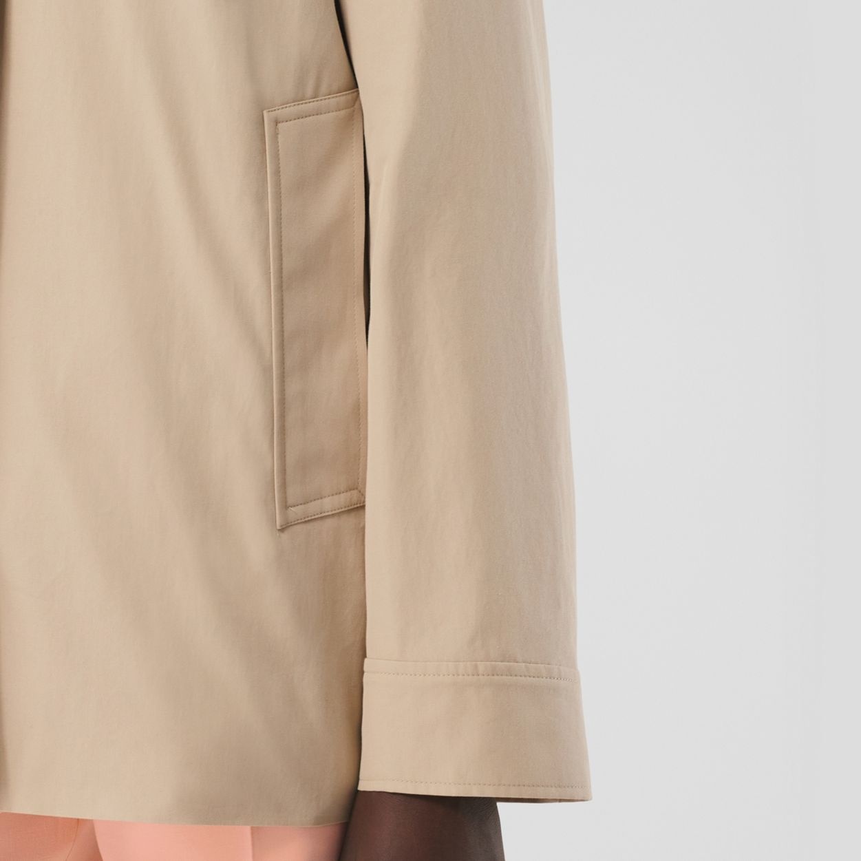 Botanical Sketch Cotton Tropical Gabardine Jacket - 5