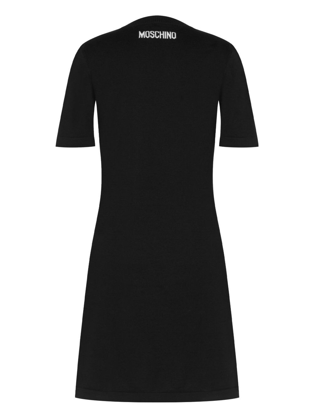 goose-print short-sleeve dress - 2