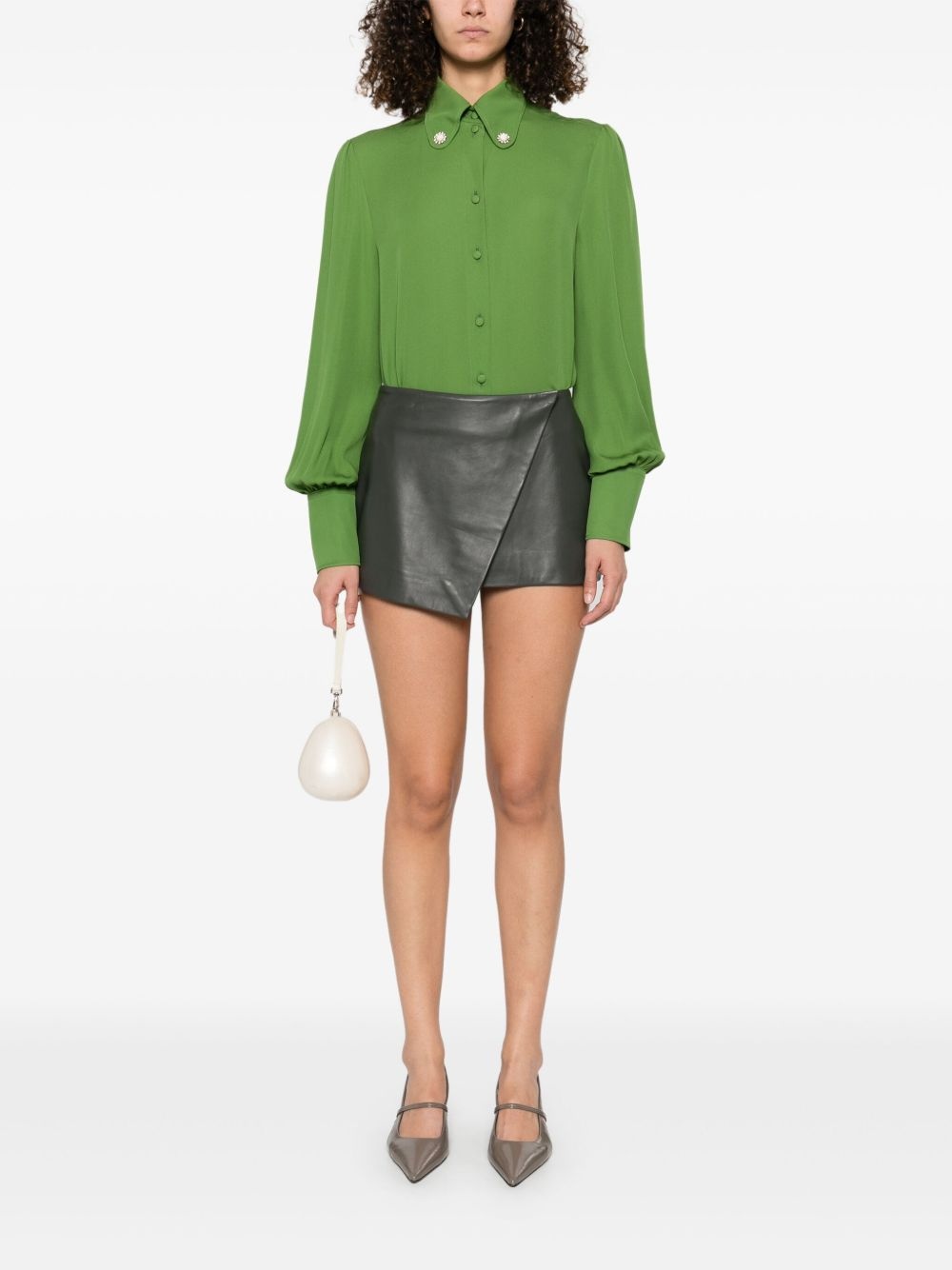 silk blouse - 2