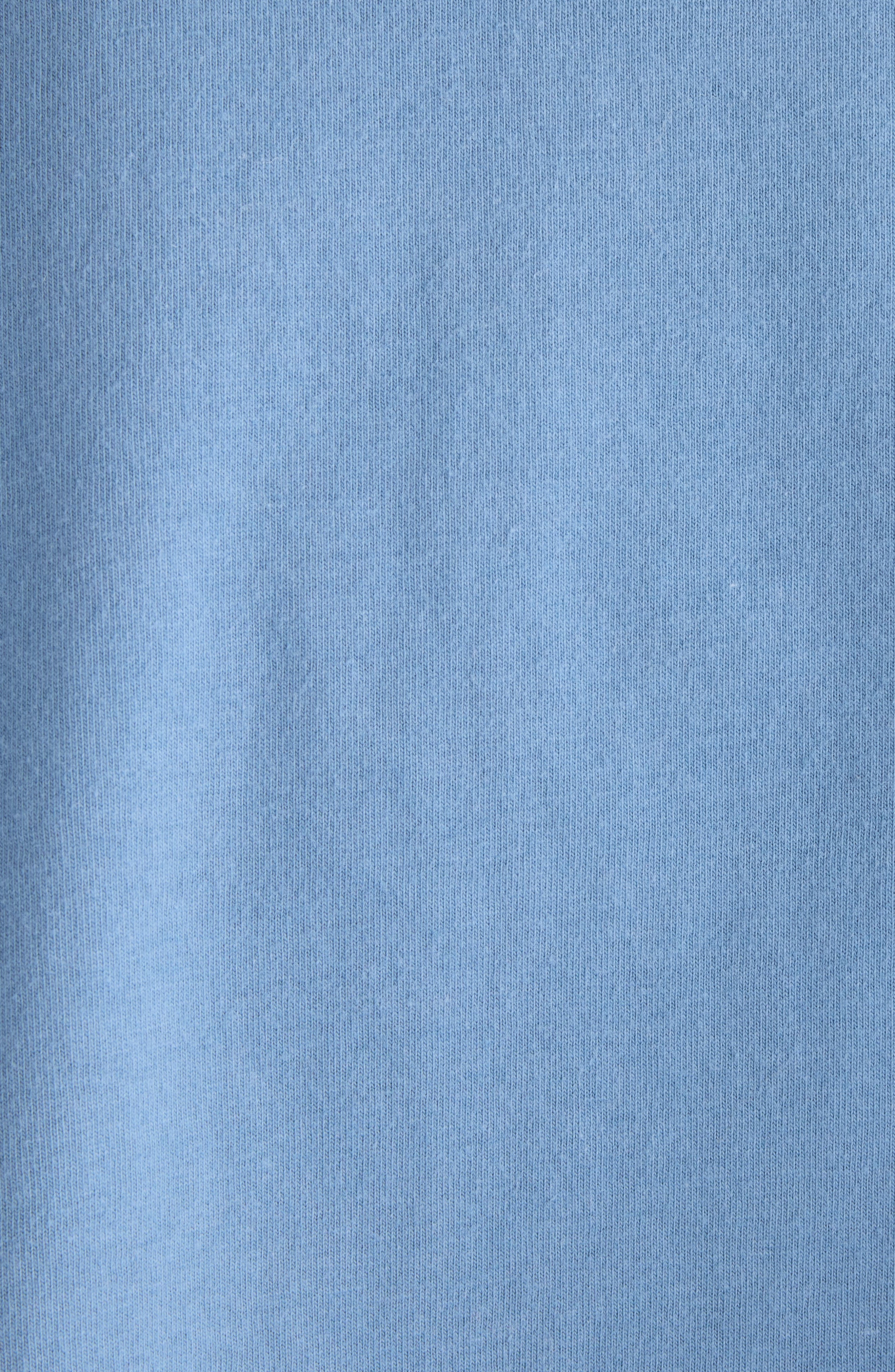 Chloé Oversize Signature Logo Crop Graphic T-Shirt in Airy Blue at Nordstrom - 6