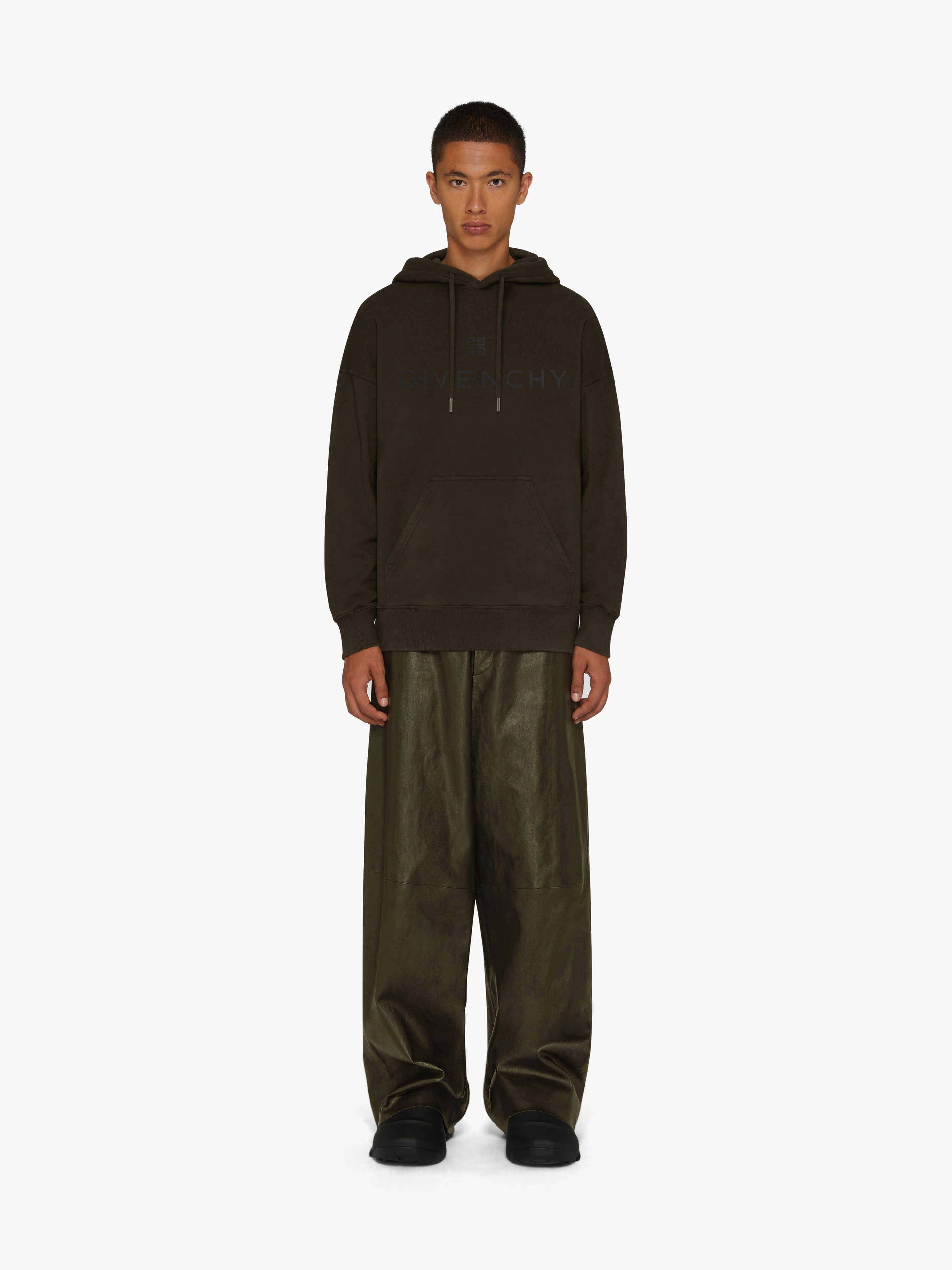 OVERSIZED PANTS IN LEATHER - 2