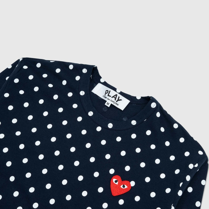 Comme des Garçons PLAY POLKA DOT L/S T-SHIRT outlook