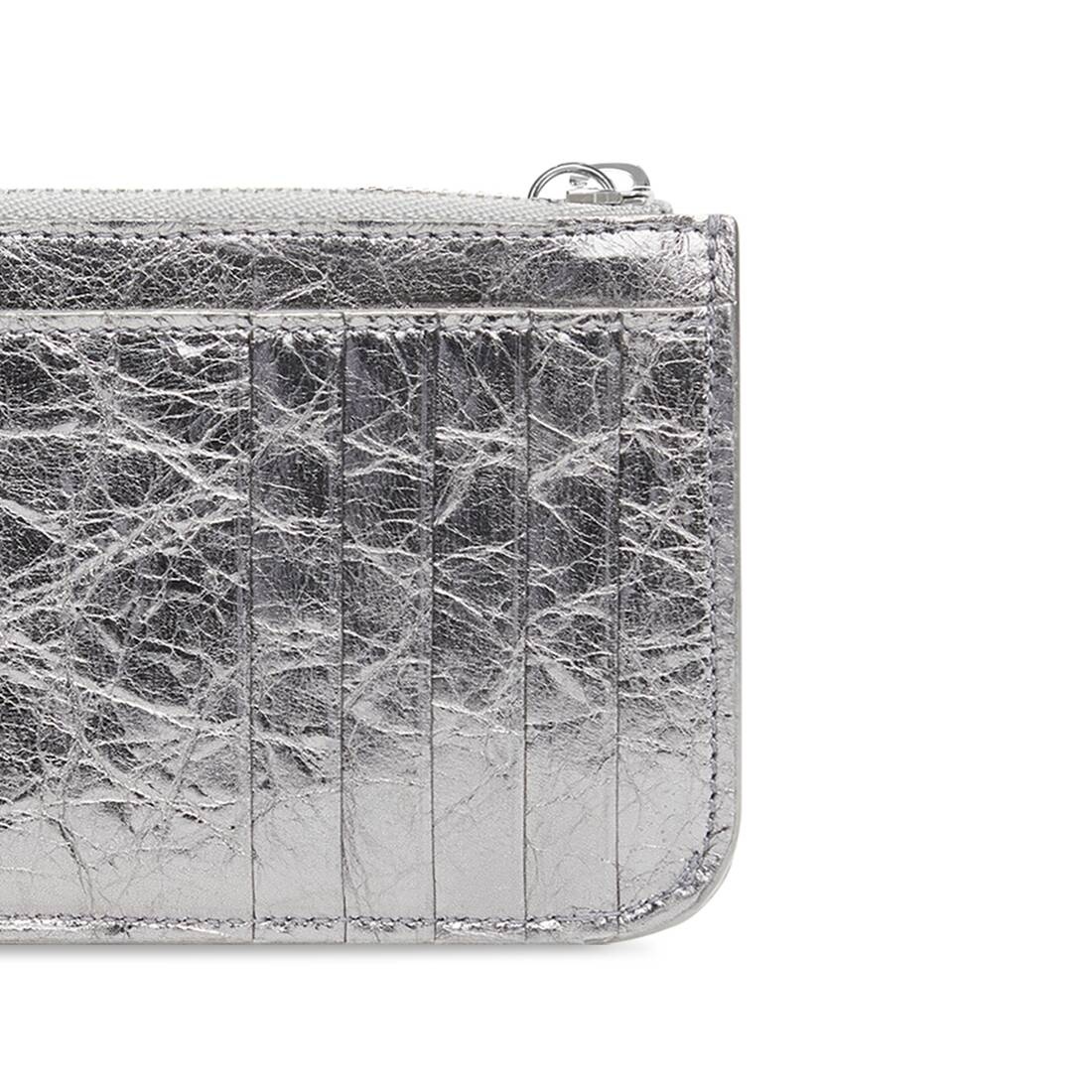 le cagole long coin and card holder metallized - 3