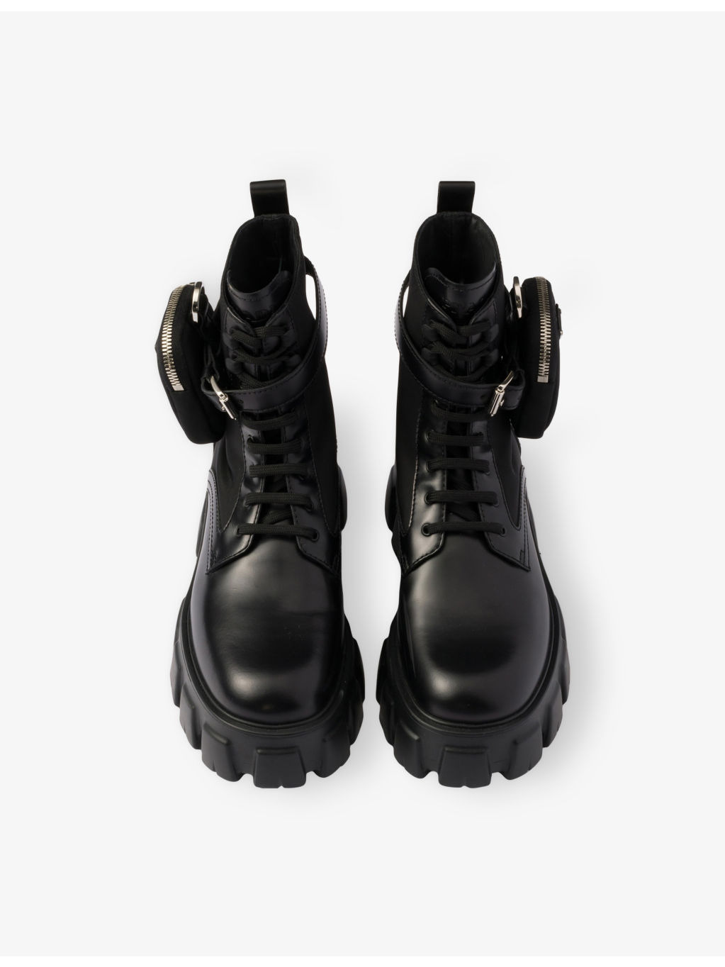 Monolith With Pouch Leather And Re Nylon Combat Boots - 3