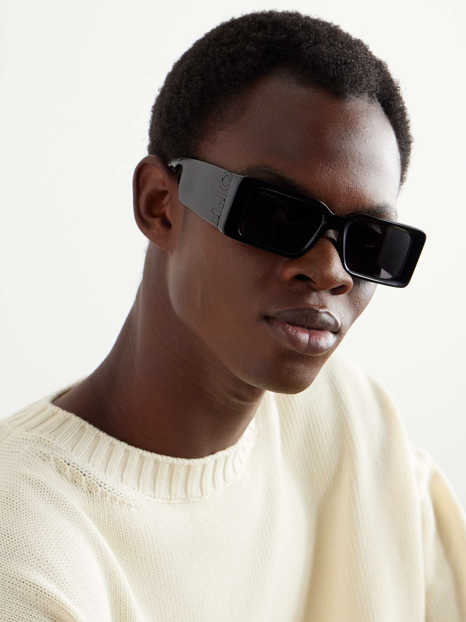 【送料&関税込】Off-White Milano Sunglasses - Unisex Off-White Milano Sunglasses 1007 Black - eye-oo.com