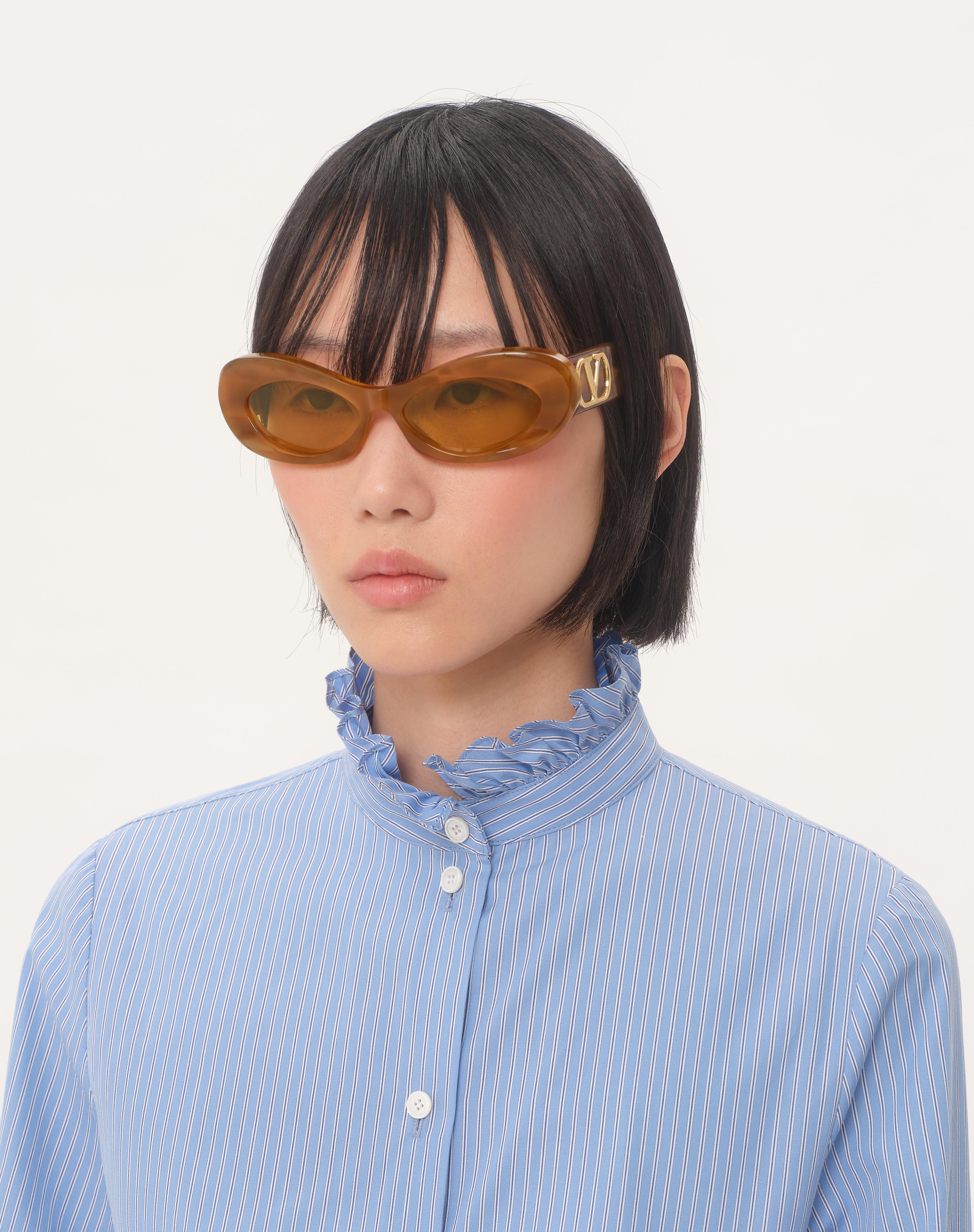 NARROW OVAL ACETATE FRAME - 2