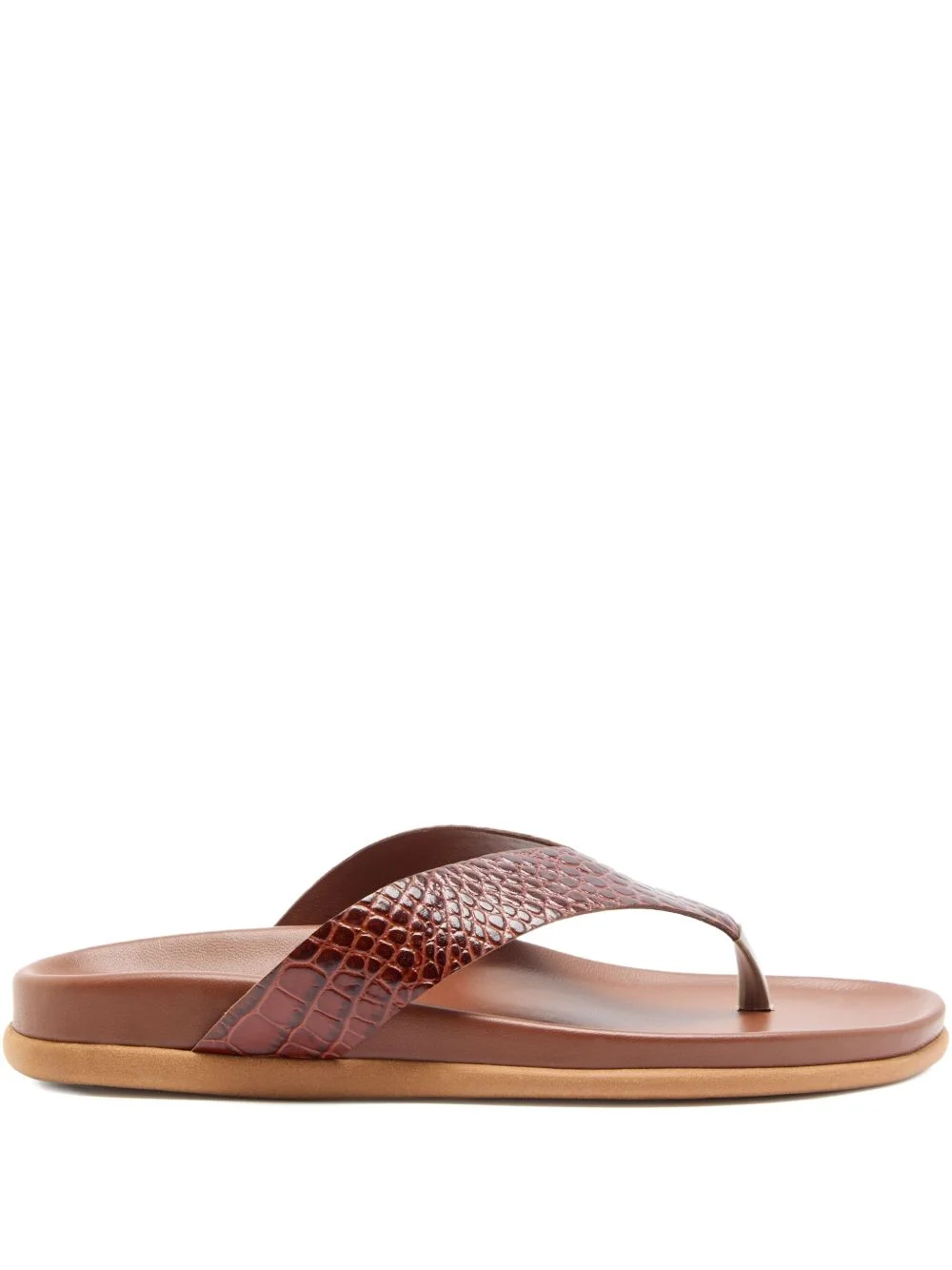 Charys crocodile-effect sandals - 1