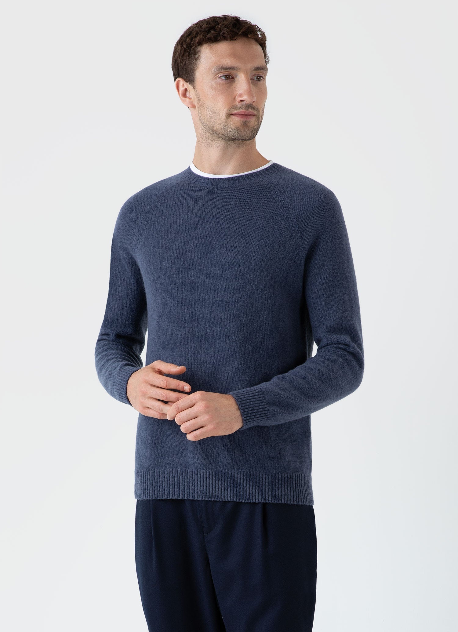 Lambswool Crew Neck Jumper - 2