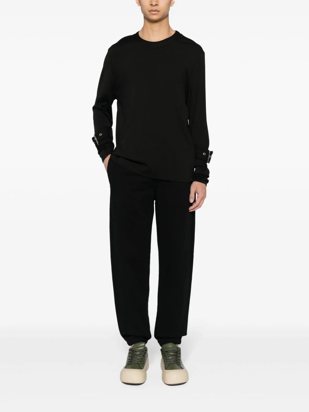 LOGO-EMBROIDERED TRACK PANTS - 2