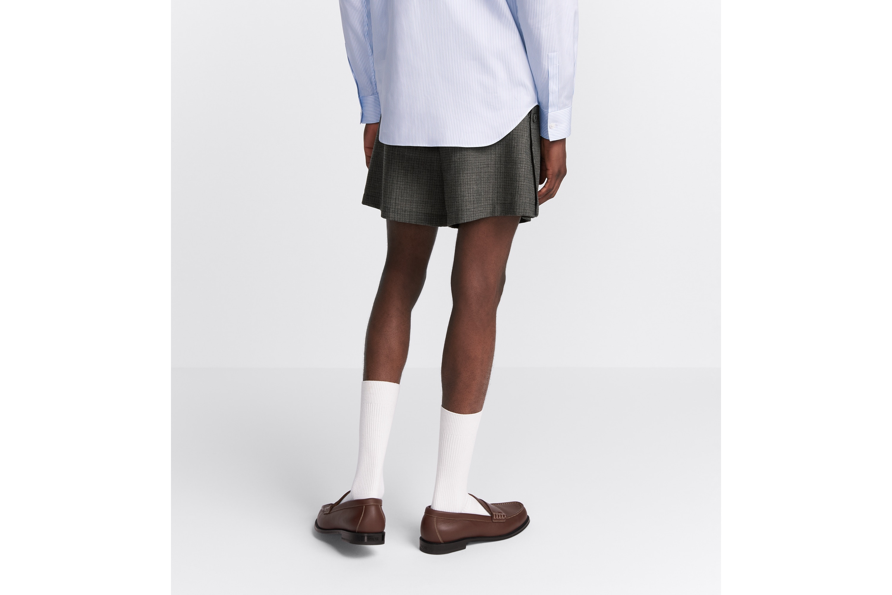 Tailored Shorts with Tied Bow - 4