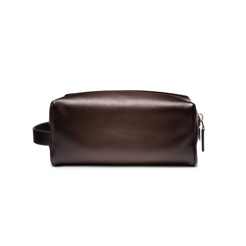 Brown leather pouch 3