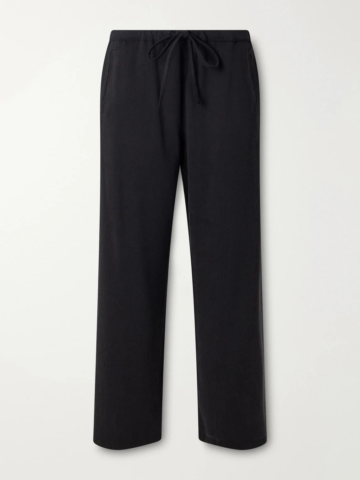 Team Straight-Leg Drawstring Lyocell-Twill Trousers - 1