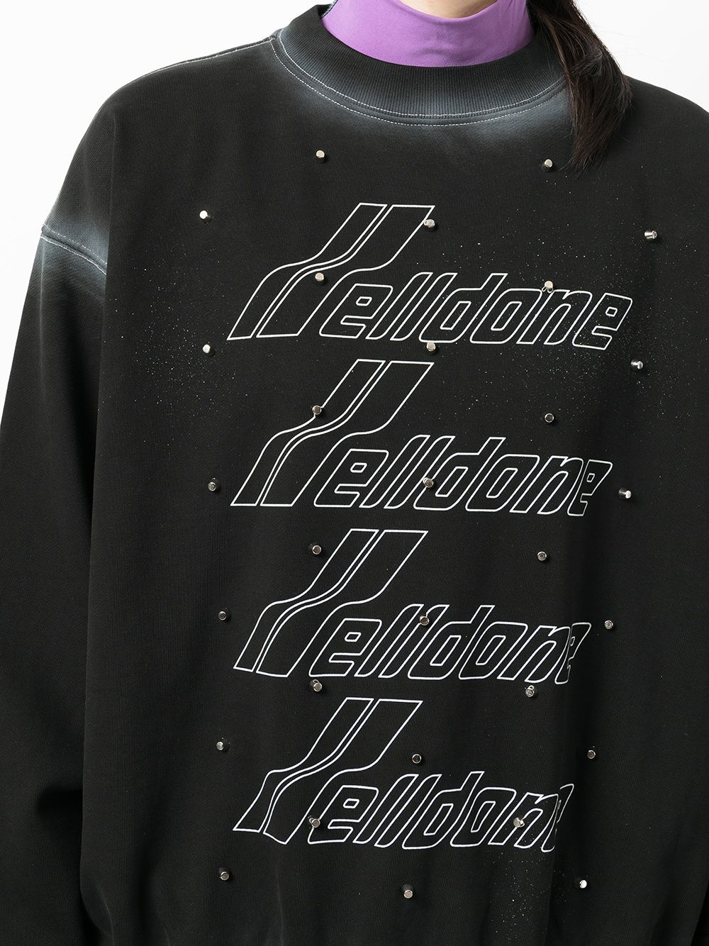 logo-print long-sleeve sweatshirt - 5